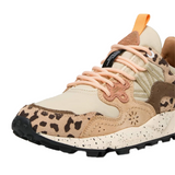 Flower Mountain - Yamano 3 Sneakers - Uni Suede/Print/Nylon Beige-Milk-Light Brown