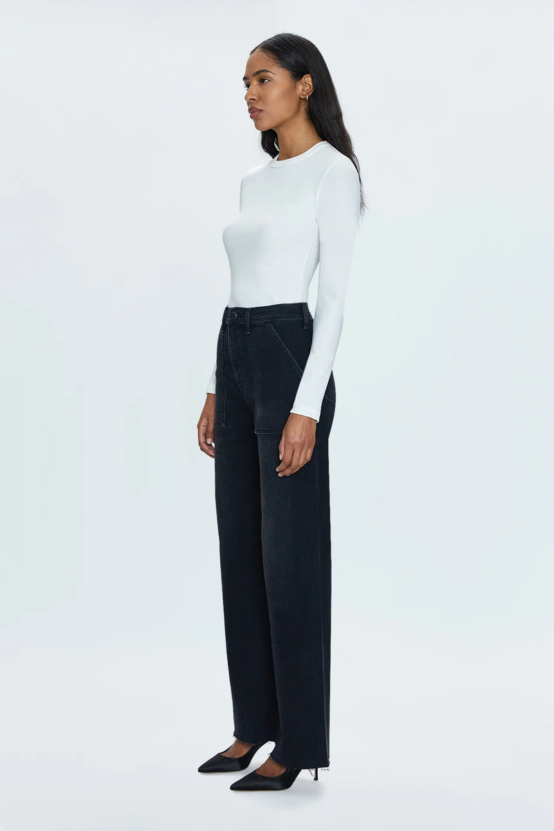 Pistola - Penny High Rise Wide Leg Jean - Collins