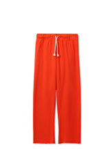 PerfectWhiteTee - Jamaica Beach Fleece Straight Leg Sweatpants - Tomato