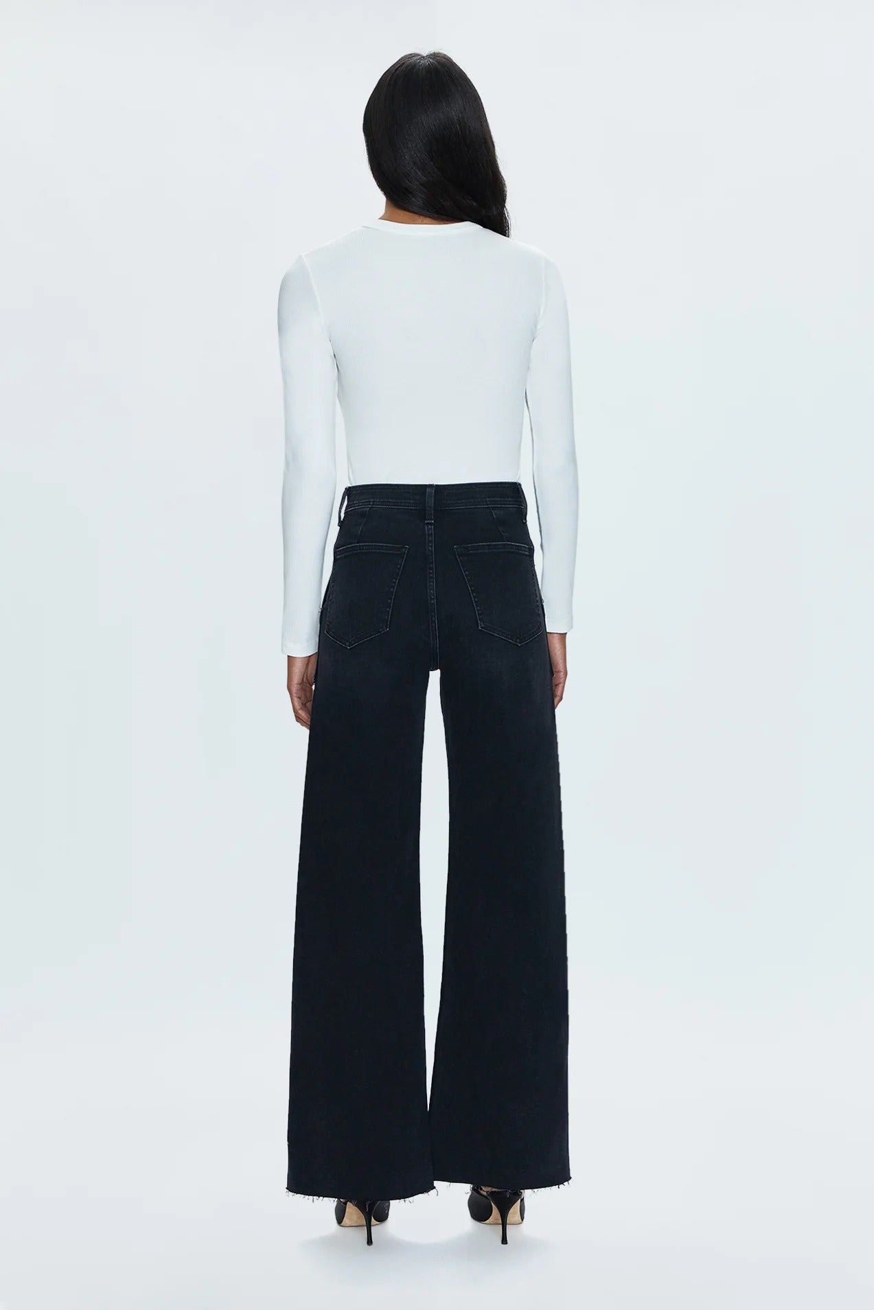 Pistola - Penny High Rise Wide Leg Jean - Collins