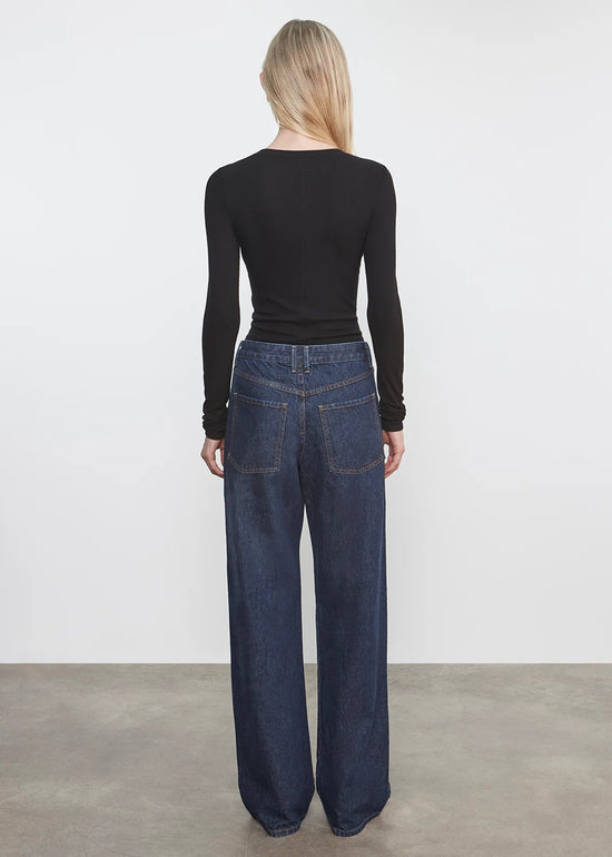 Enza Costa - Silk Rib Essential Cardigan - Black