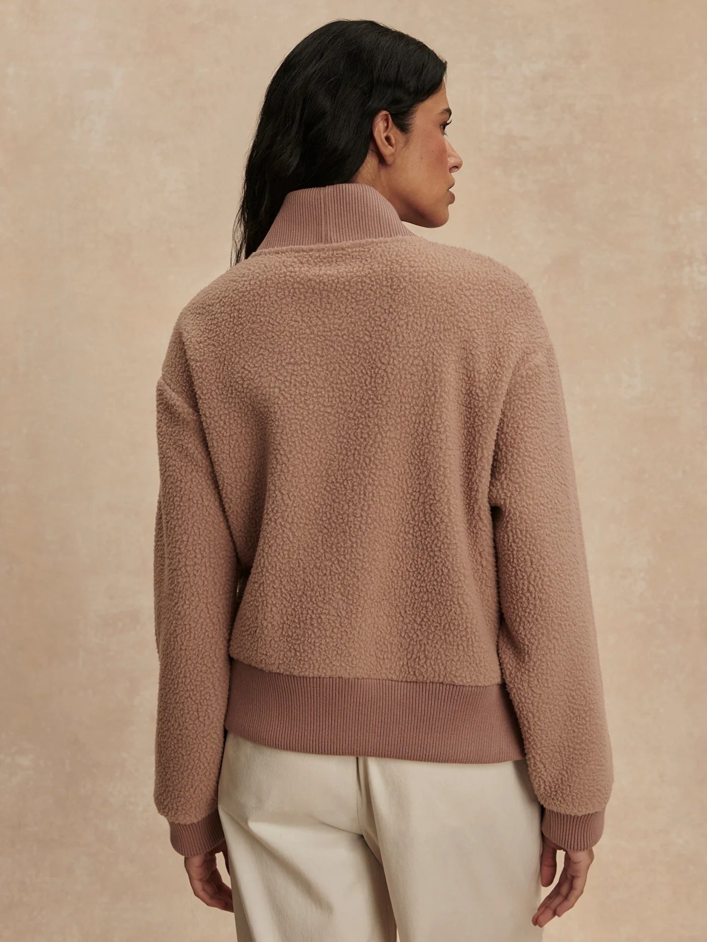Varely - Mumford Half-Zip Sweat - Ginger Snap