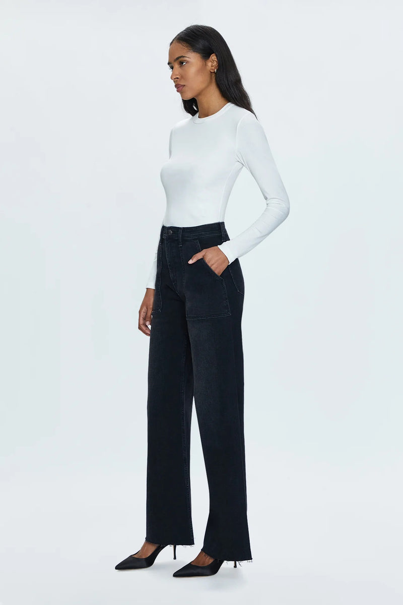 Pistola - Penny High Rise Wide Leg Jean - Collins