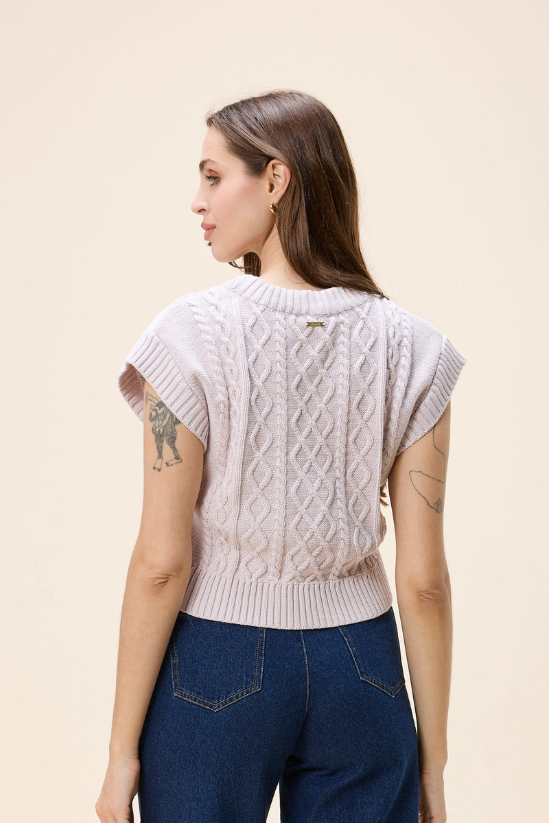 Cleobella - Gigi Sweater - Orchid Ice