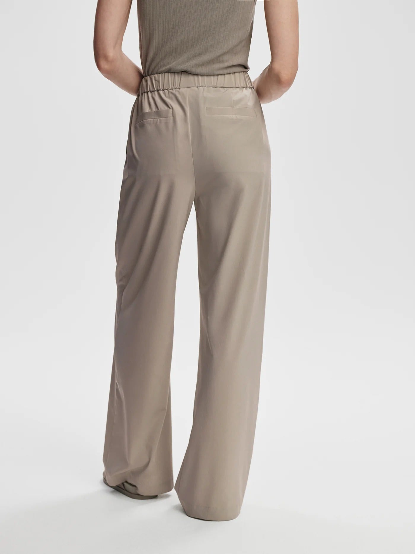 Varley - Kayson Wide Leg Pant 29.5 - Simply Taupe