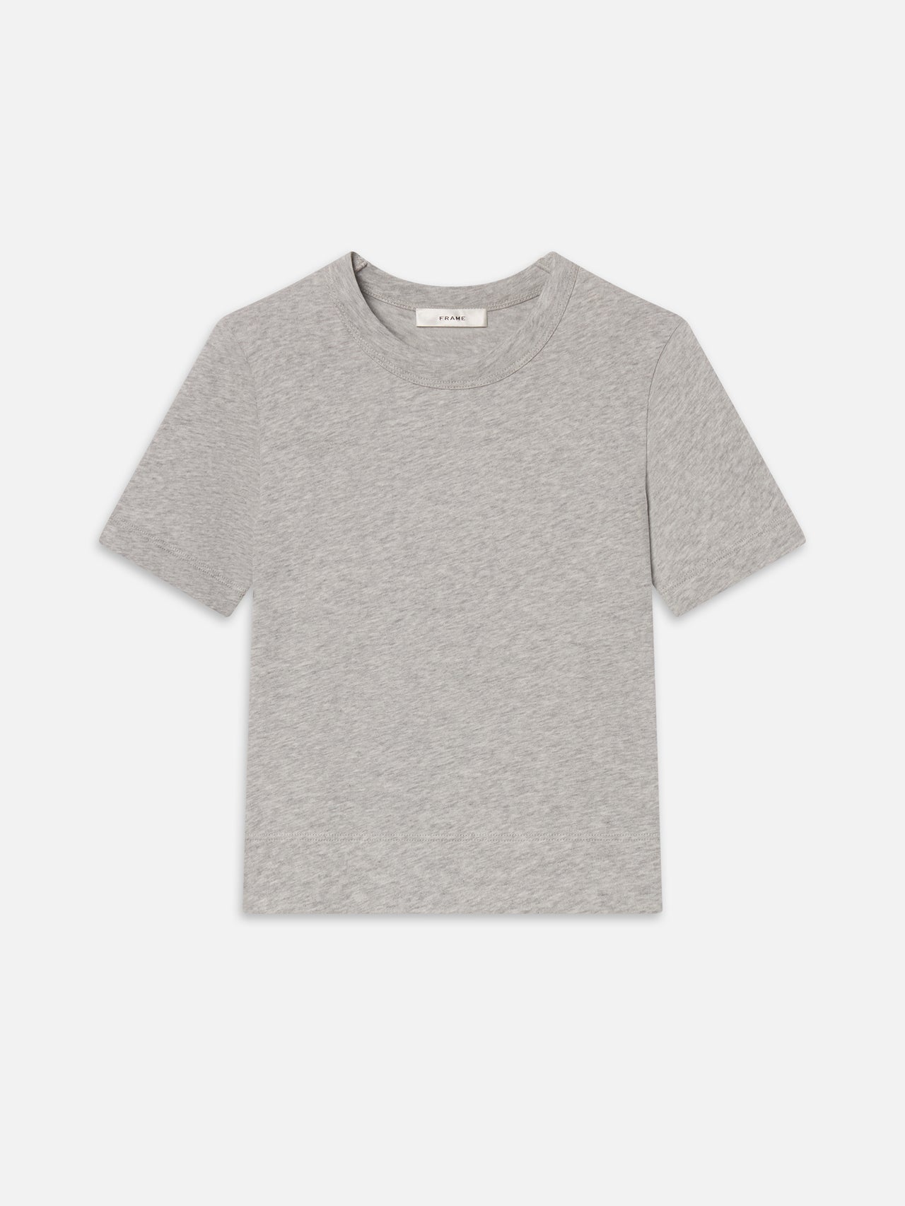 FRAME - The Boxy Tee - Heather Grey