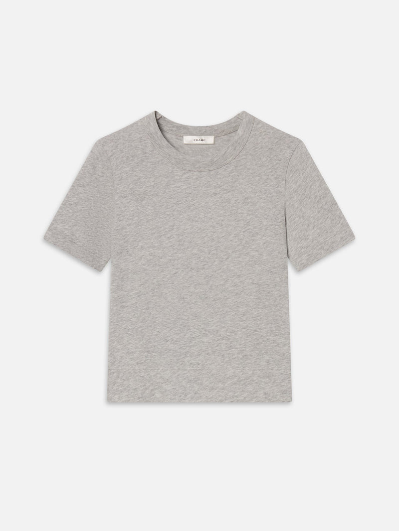 FRAME - The Boxy Tee - Heather Grey