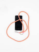 The Perlen Crossbody Phone Necklace, Lax-Pink