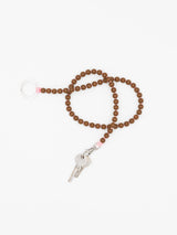 The Perlen Crossbody Phone Necklace - Mocca Rose