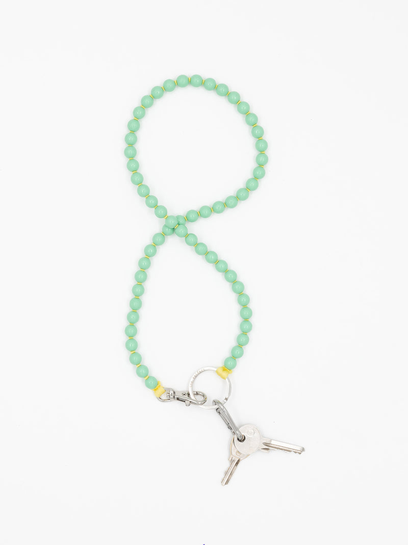 The Perlen Crossbody Phone Necklace - Pastel Green/Butter