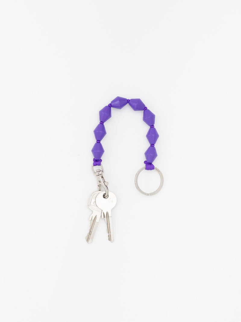 The Zickzack Short – Keychain + Phone Wristlet - Purple