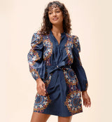 Cleobella - Ivana Mini Dress - Venezia Blue