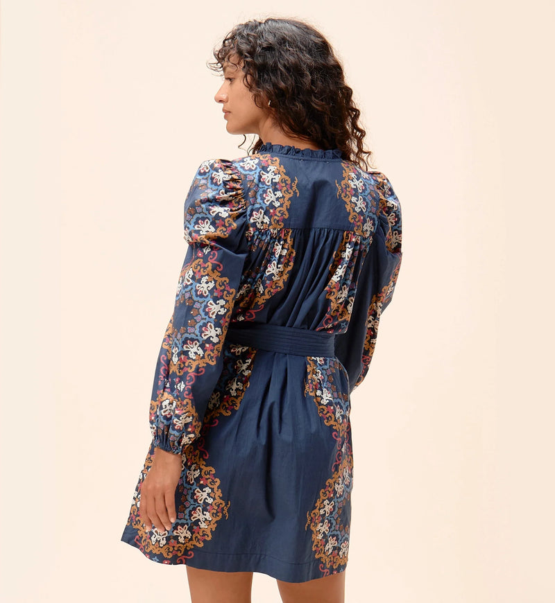 Cleobella - Ivana Mini Dress - Venezia Blue