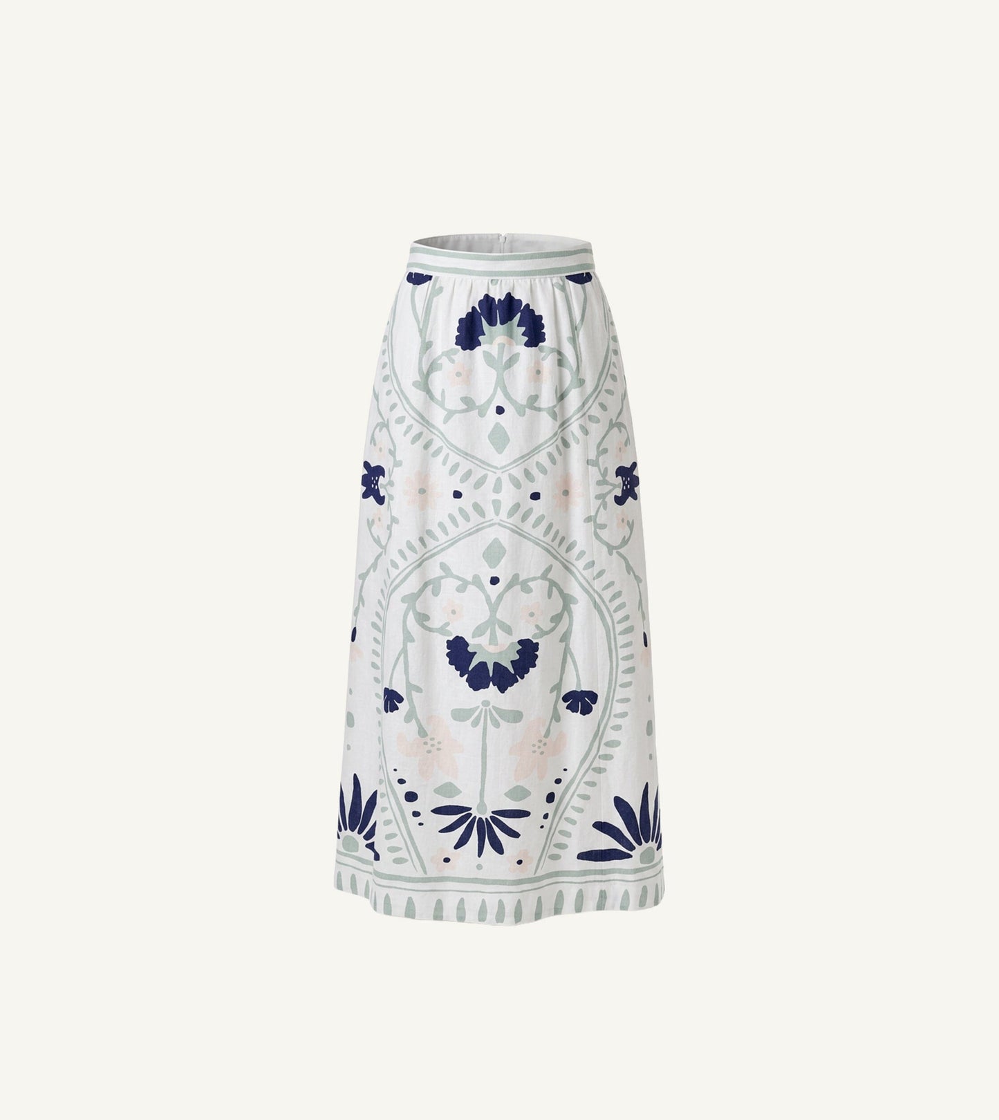 Cleobella - Juliet Ankle Skirt - Liliana Blue Surf