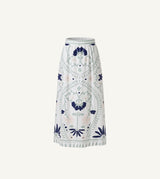 Cleobella - Juliet Ankle Skirt - Liliana Blue Surf