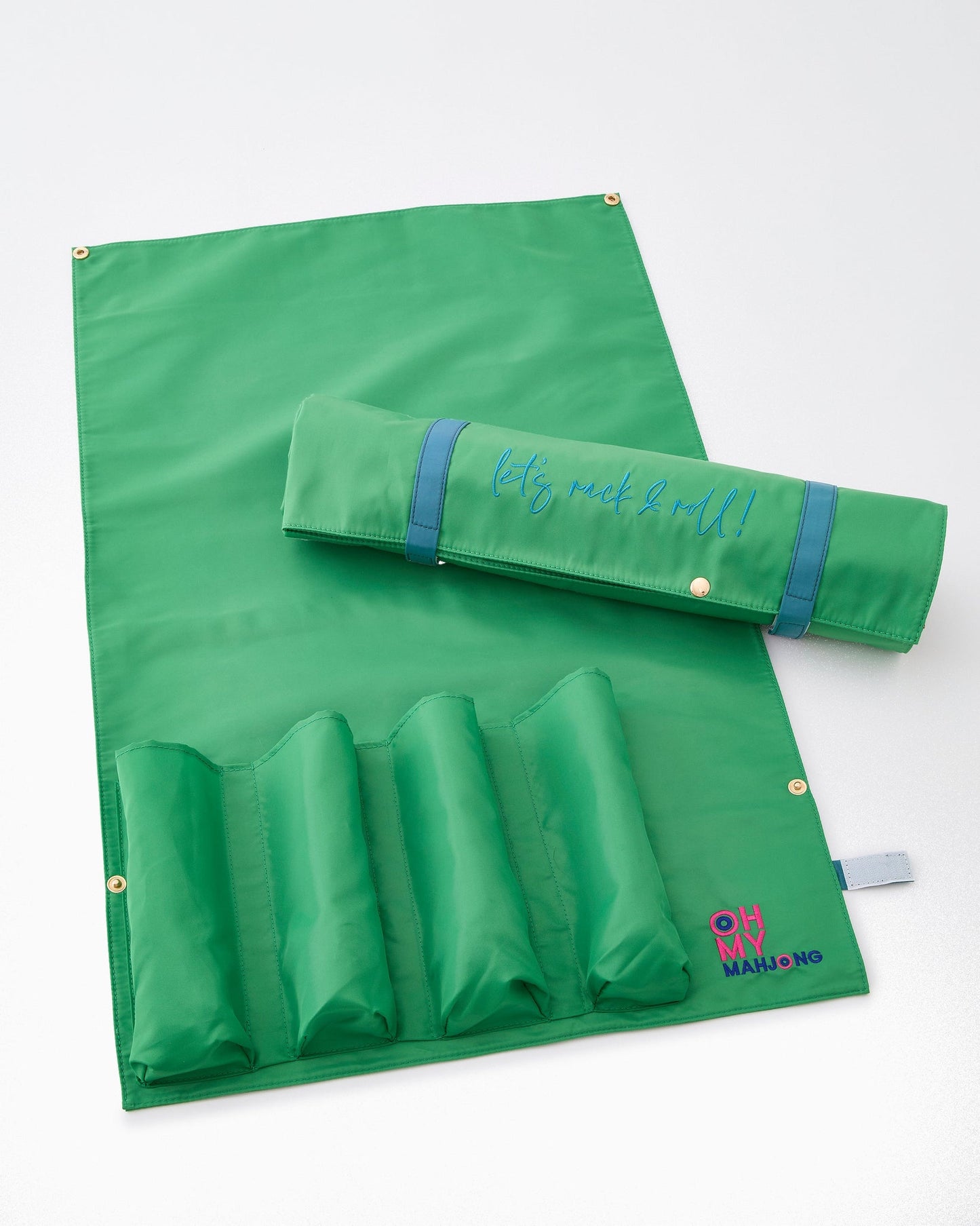 Oh My Mahjong - Kelly Green Let's Rack & Roll Bag