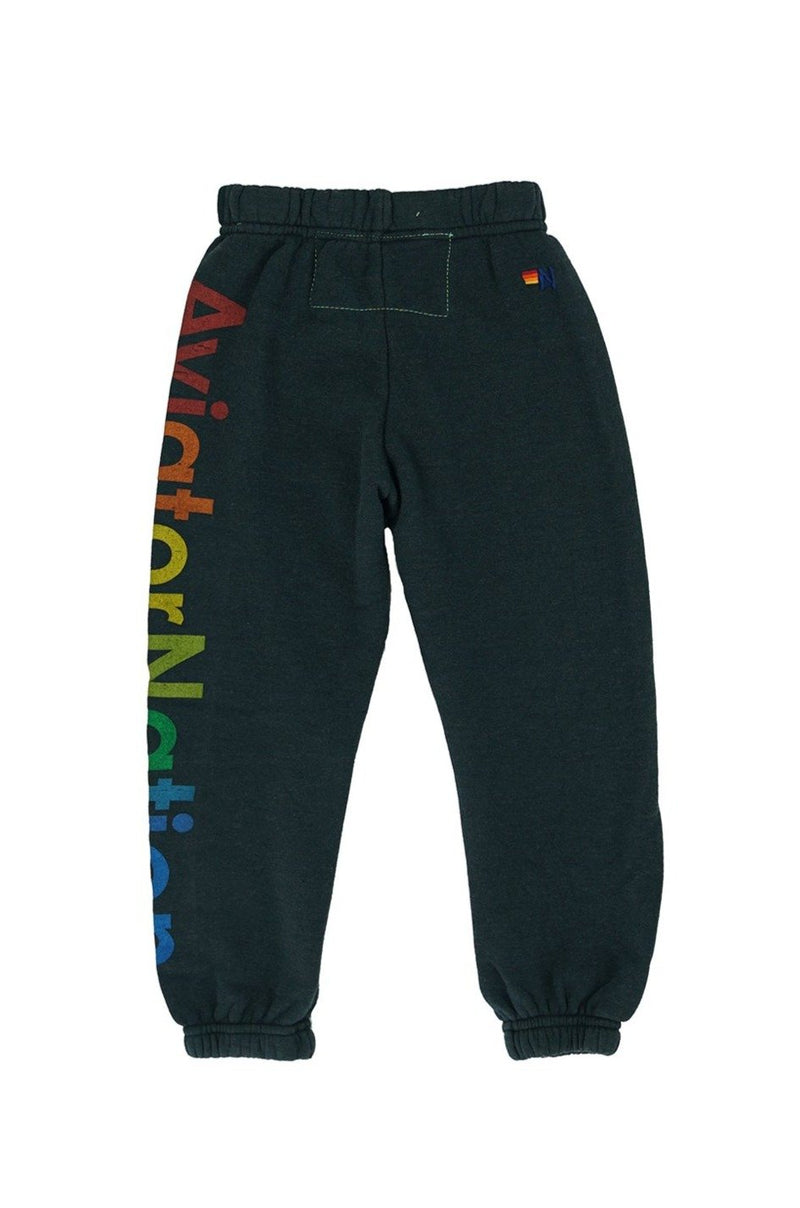 Aviator Nation - Kid's Aviator Nation Sweatpants - Charcoal