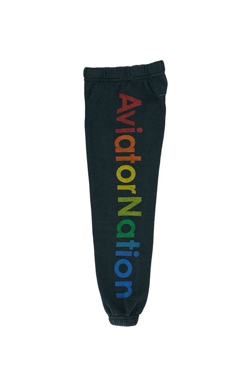 Aviator Nation - Kid's Aviator Nation Sweatpants - Charcoal