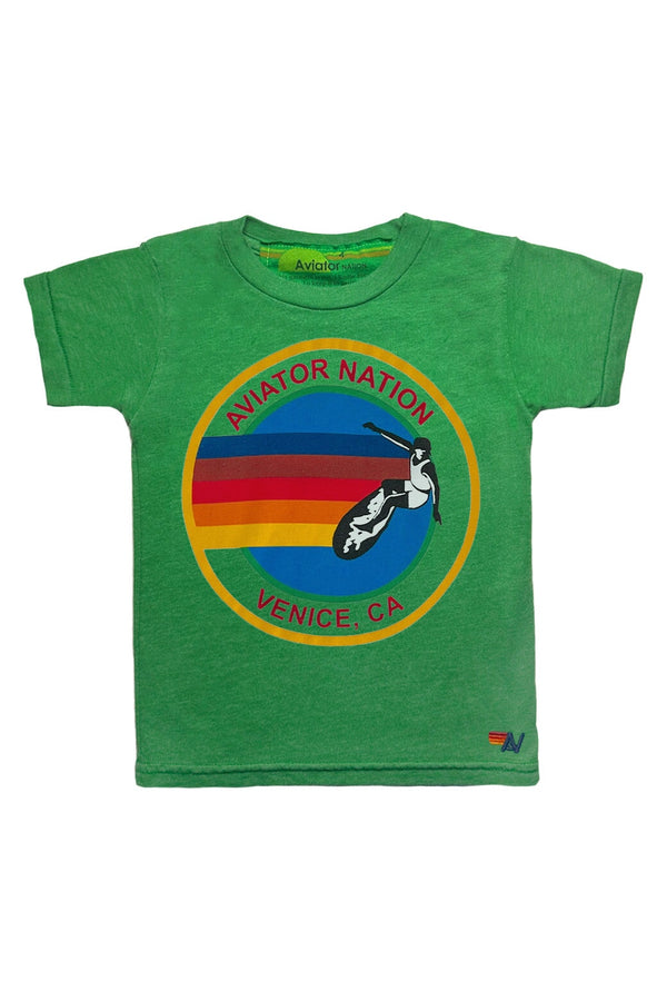 Aviator Nation - Kid's Aviator Nation Tee - Kelly Green