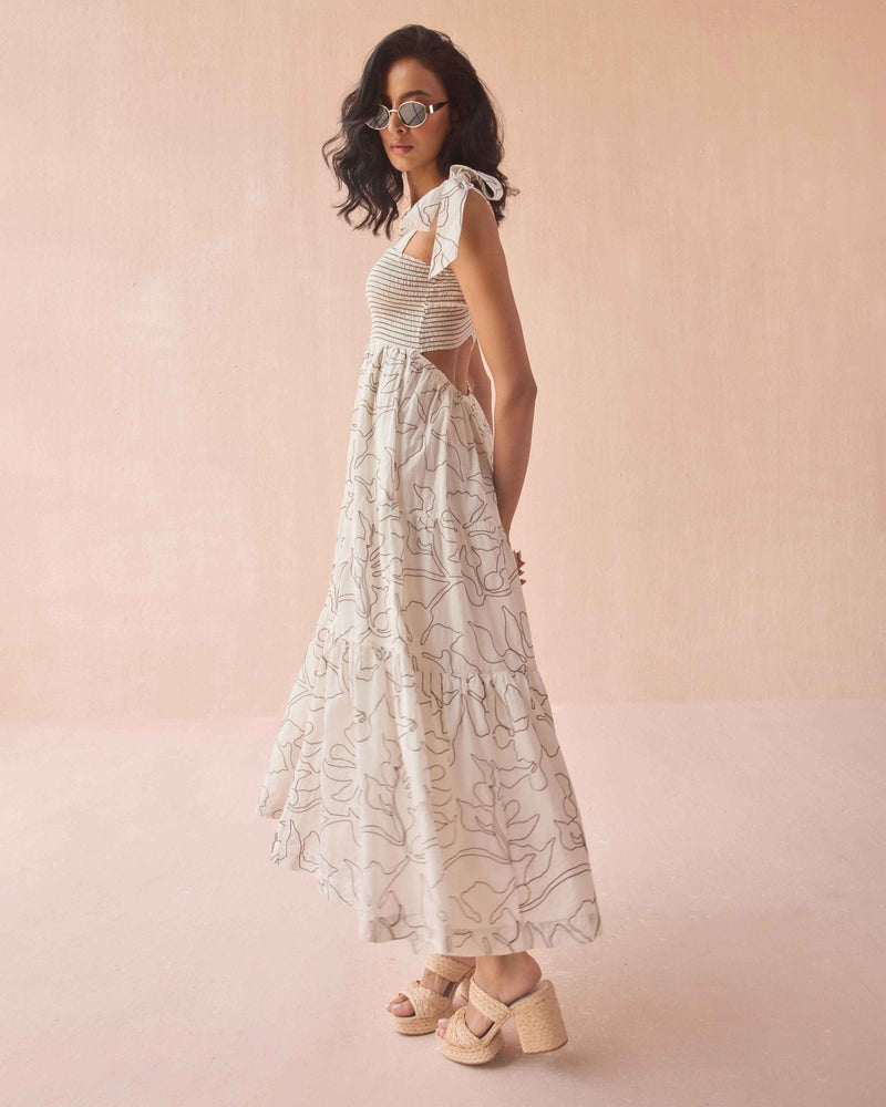 Omika - Lana Maxi Dress - Uma Coconut