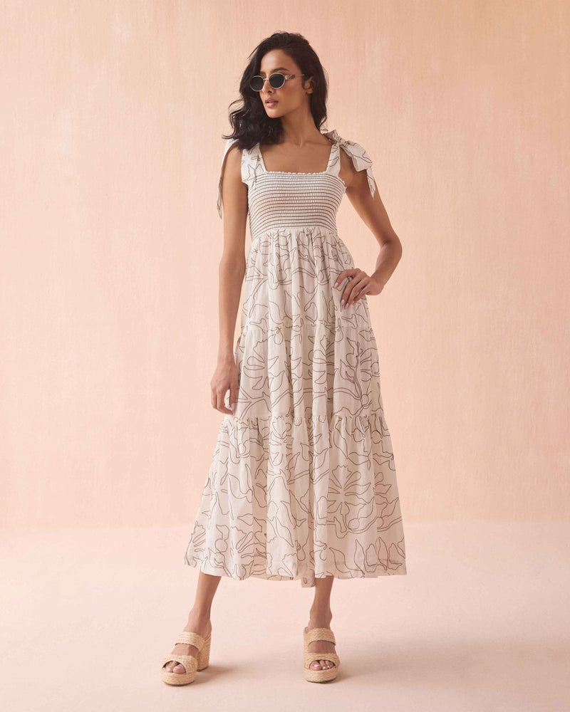 Omika - Lana Maxi Dress - Uma Coconut