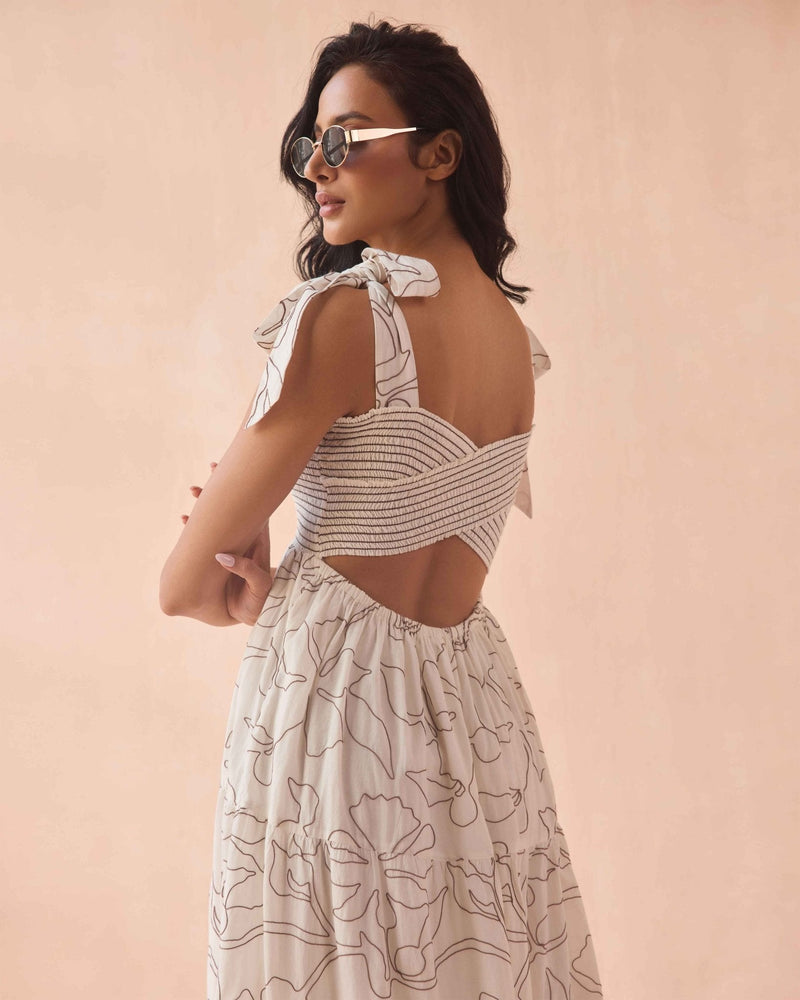 Omika - Lana Maxi Dress - Uma Coconut