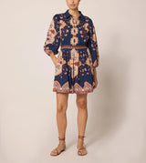 Cleobella - Leigh Mini Dress - Navy Lagos
