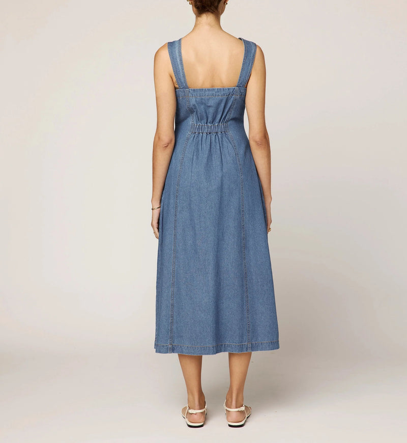 Cleobella - Liberty Midi Dress - Light Denim