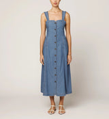 Cleobella - Liberty Midi Dress - Light Denim
