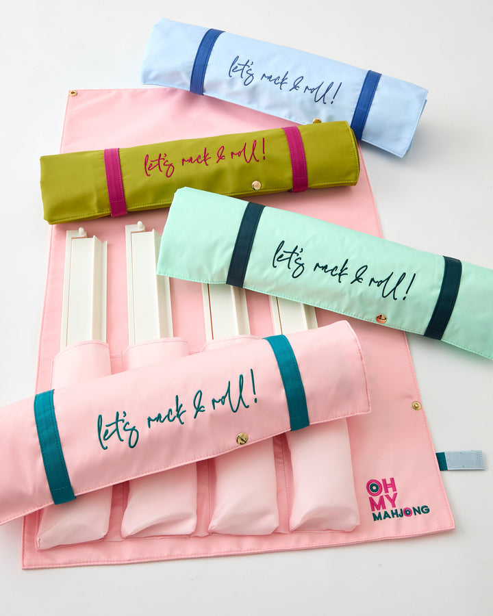 Oh My Mahjong -Light Pink Let's Rack & Roll Bag