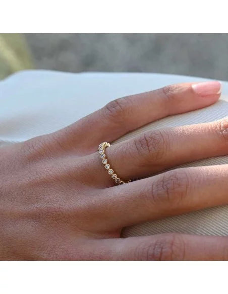 Antelope Canyon Sparkle Stacking Ring