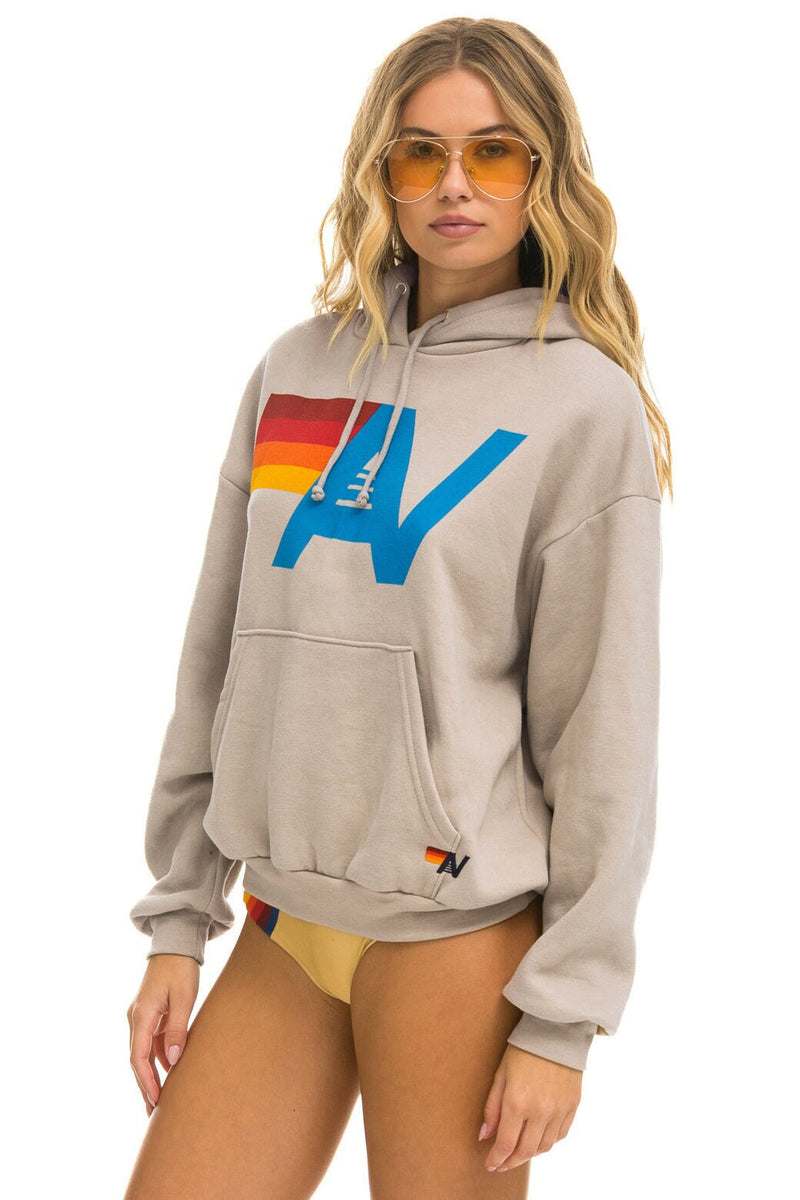 Aviator Nation - Logo Pullover Relaxed Hoodie - Sand
