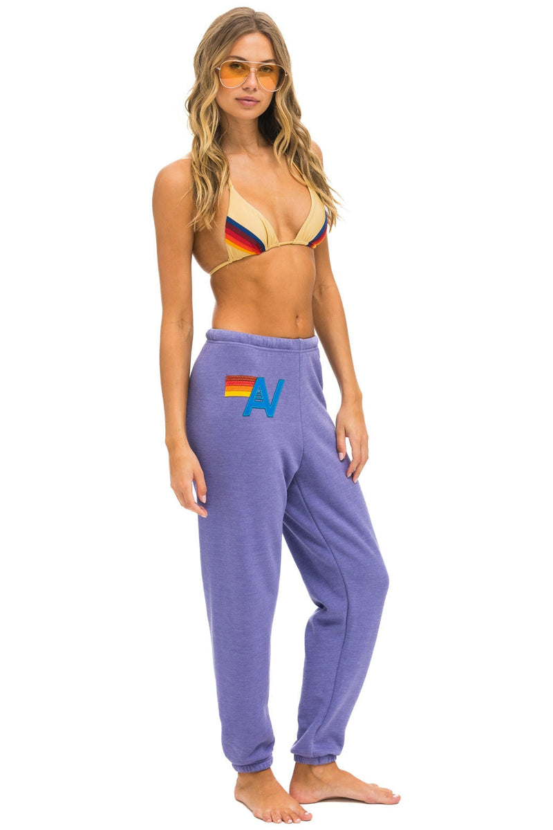 Aviator Nation - Logo Stitch Sweatpants - Lavender