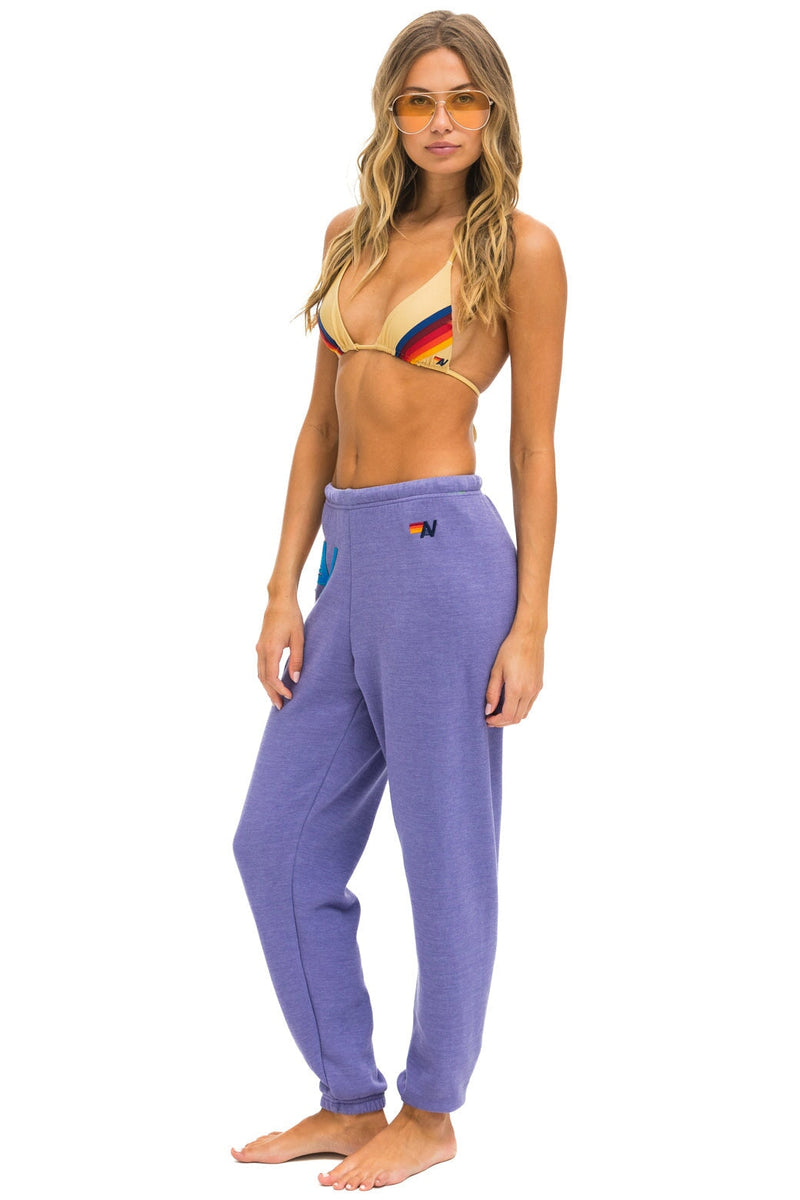 Aviator Nation - Logo Stitch Sweatpants - Lavender