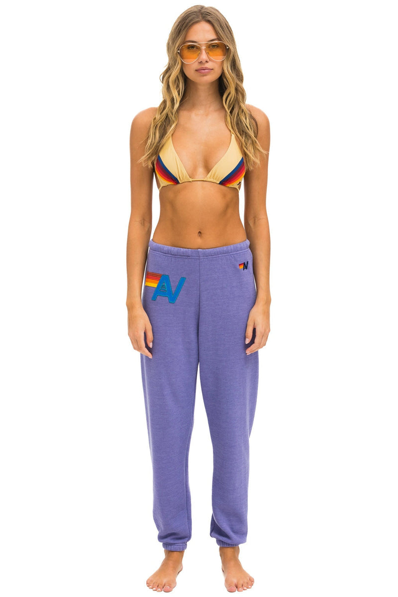 Aviator Nation - Logo Stitch Sweatpants - Lavender