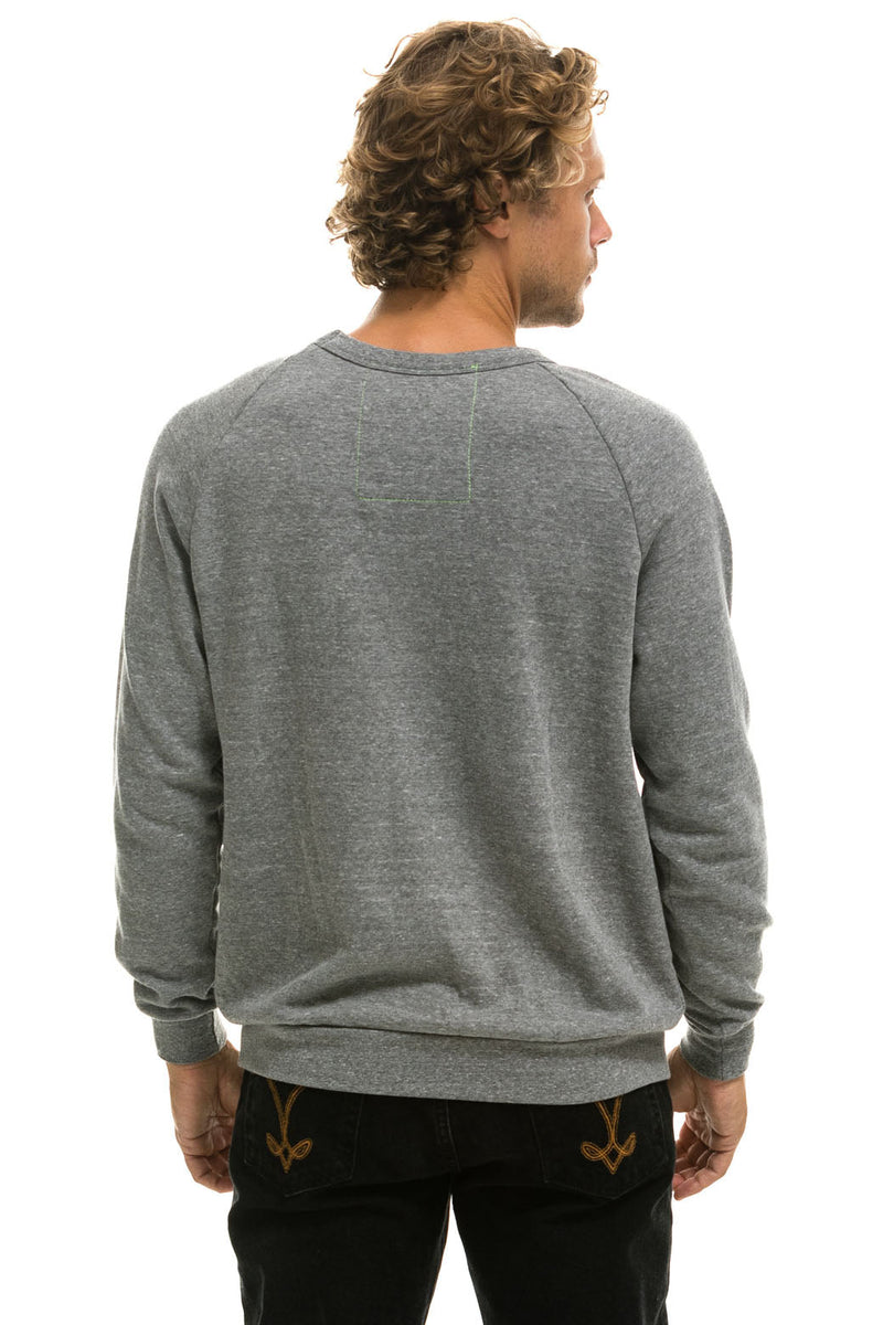 Aviator Nation - Logo Crew Sweatshirt - Heather Grey