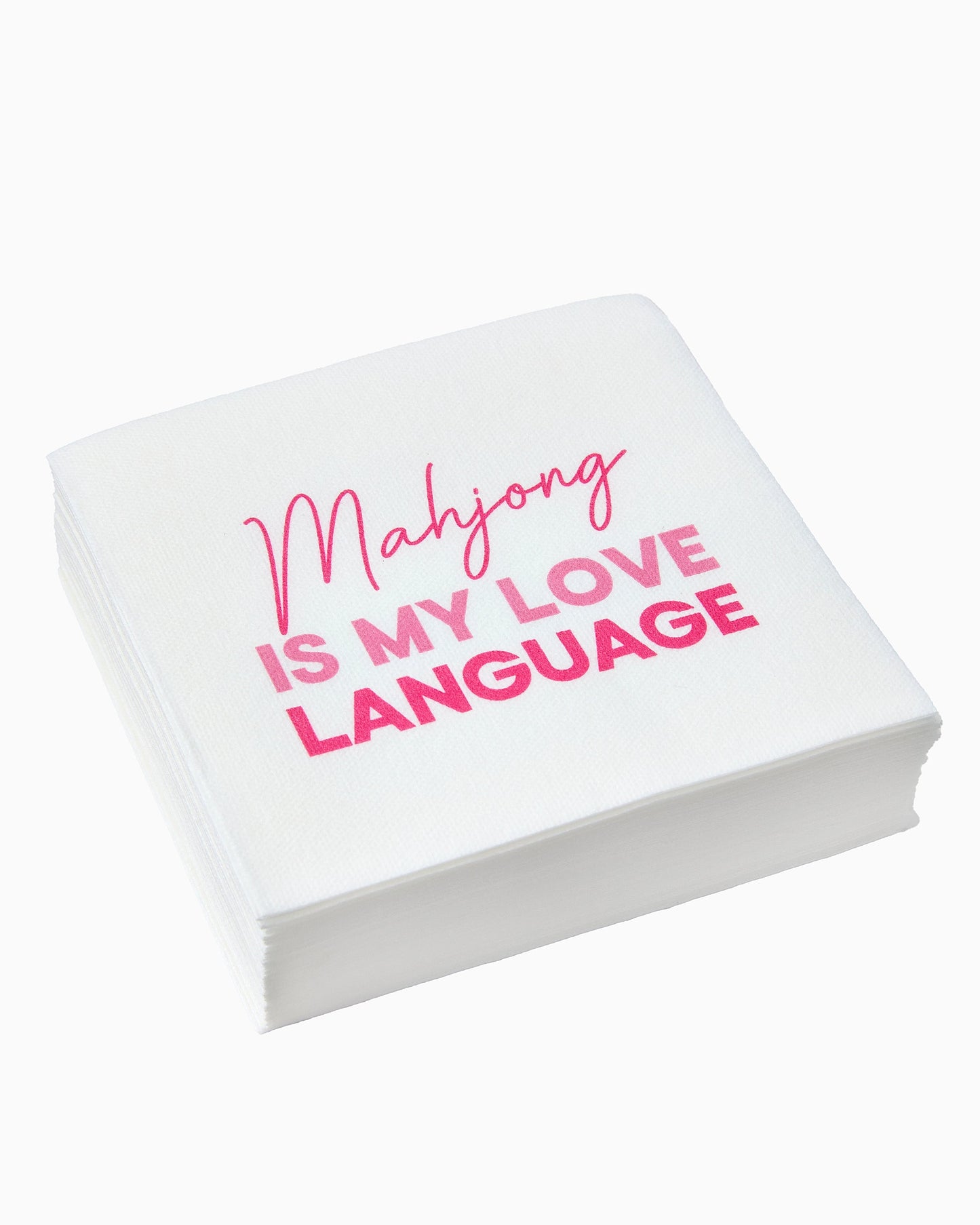 Oh My Mahjong - Love Language Napkins