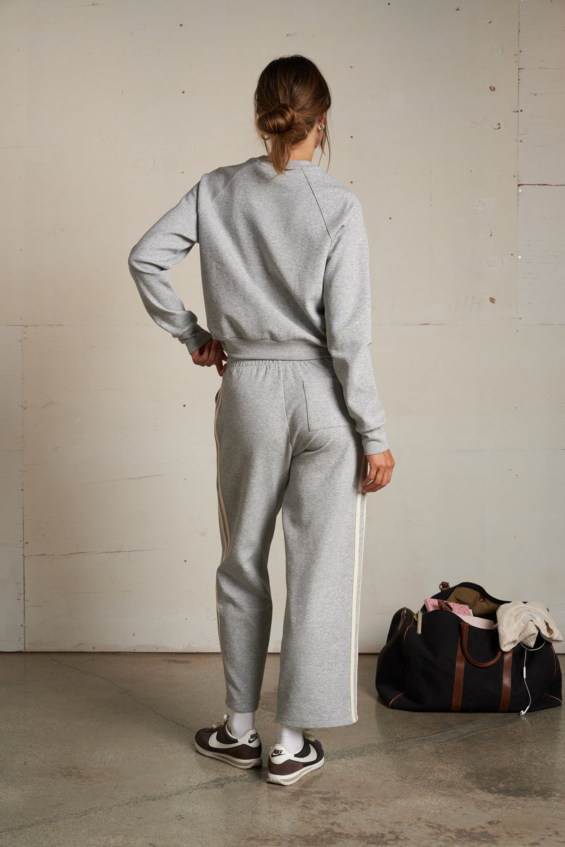 PerfectWhiteTee - Claud Travel Track Pant - Heather Grey