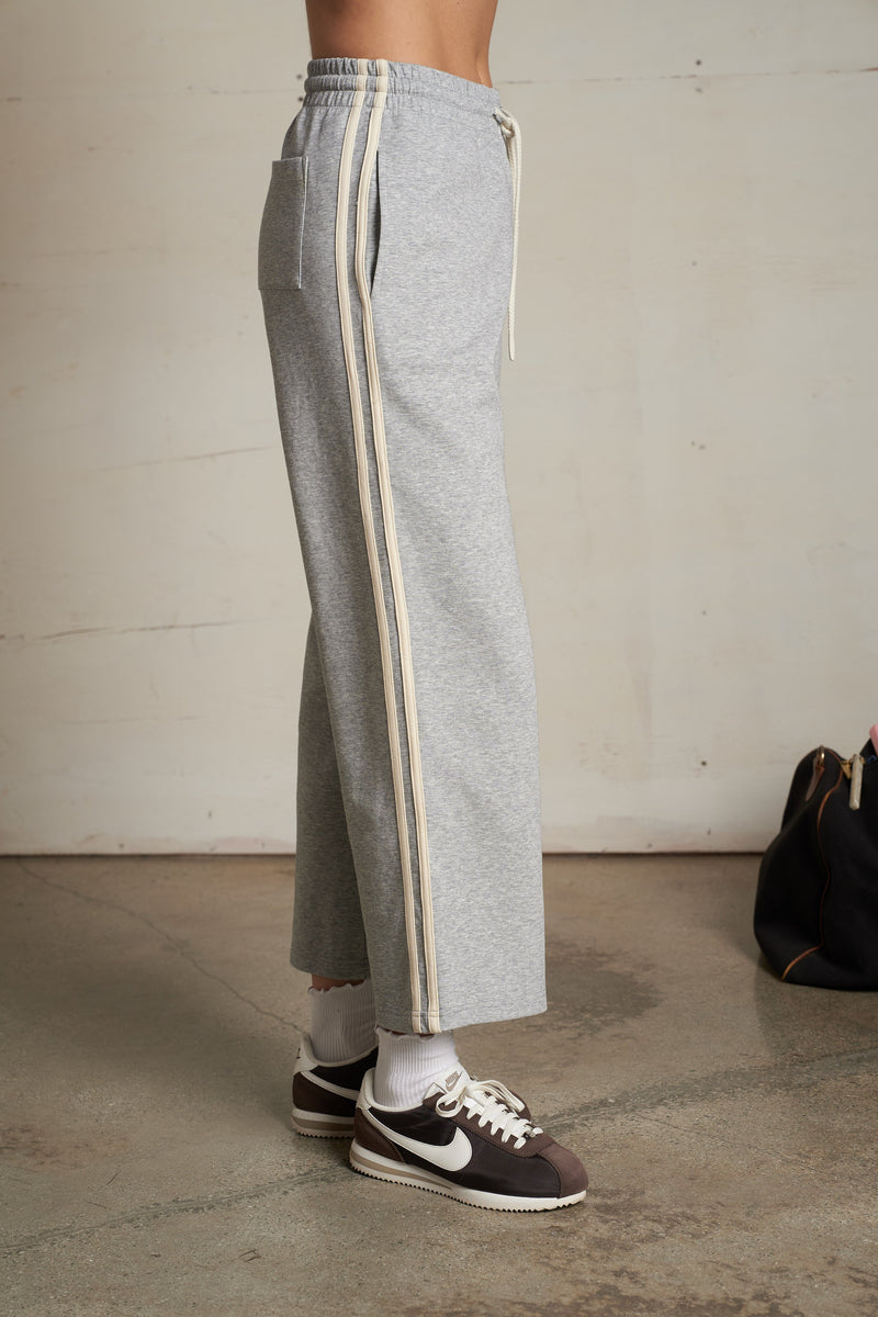 PerfectWhiteTee - Claud Travel Track Pant - Heather Grey