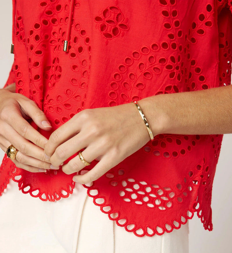 Cleobella - Lulu Blouse - Poppy Red