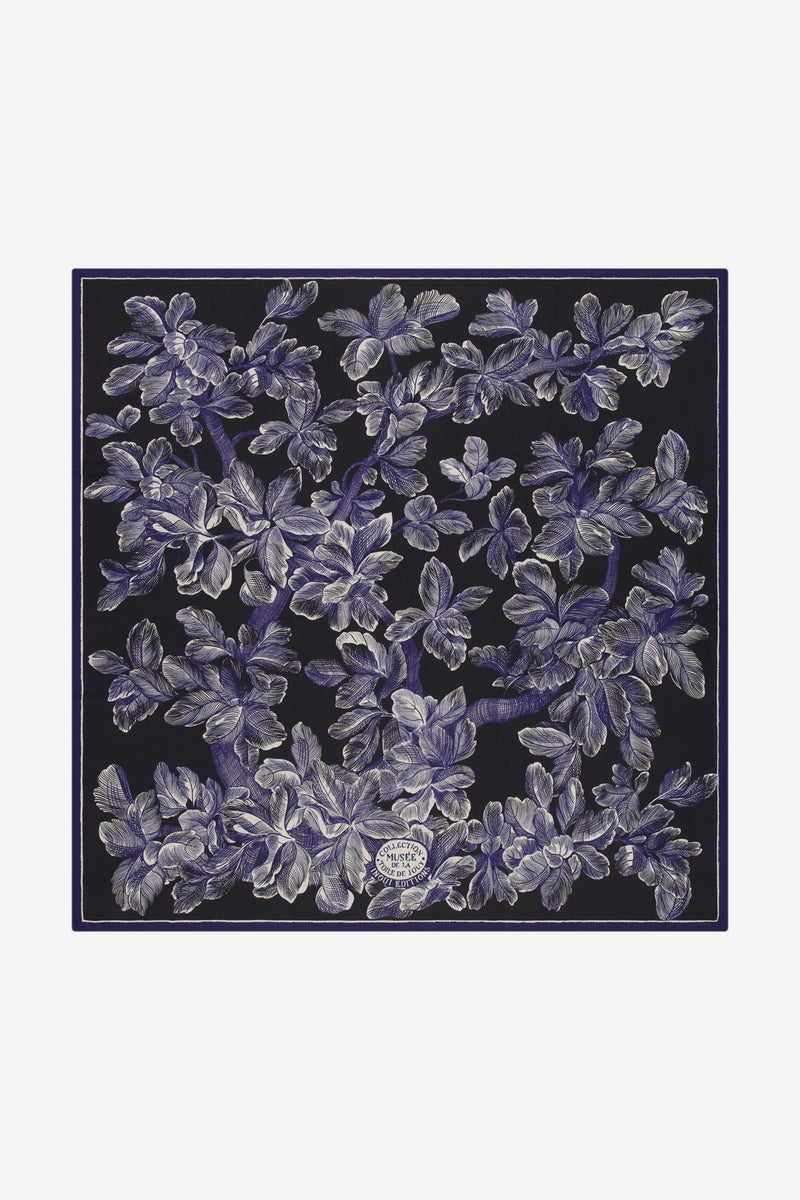 Arboris Wool Square in navy, Inoui Editions