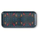 Cardinal Couple Narrow Birchwood Small Decorative Tray
