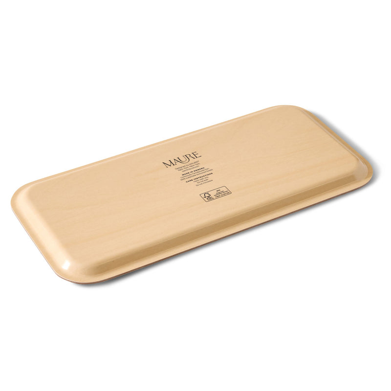 Marsh Heron Narrow Birchwood Small Decorative Tray
