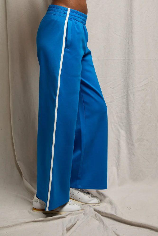 PerfectWhiteTee - Mikos Travel Wide Leg Pants - Cobalt