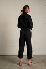 PerfectWhiteTee - Claud Travel Track Pant - True Black