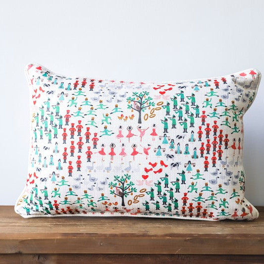 12 Days of Christmas Pattern Pillow