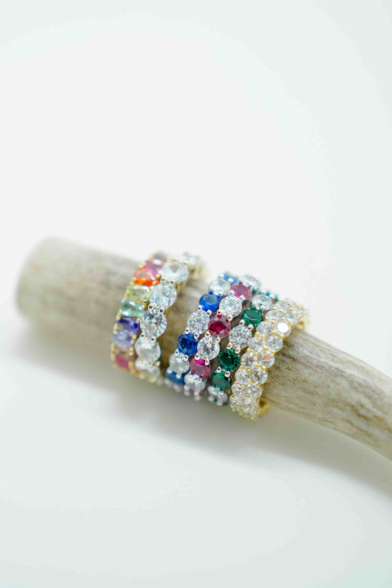 Gold Crystal Ring