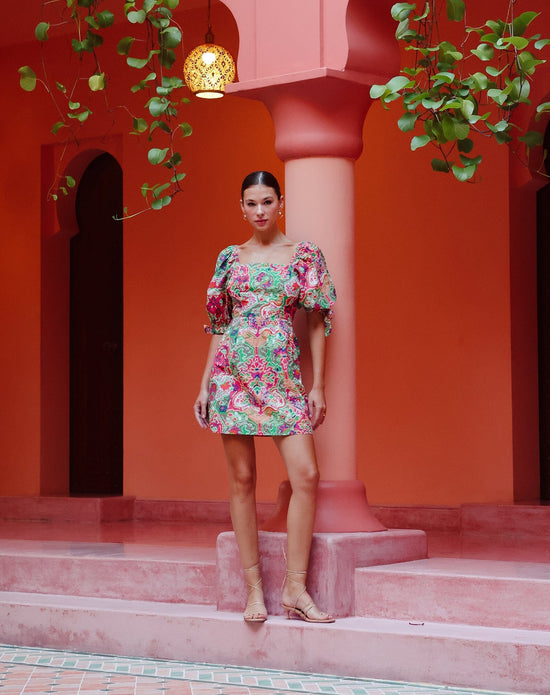 Nadine Mini Dress, Panama