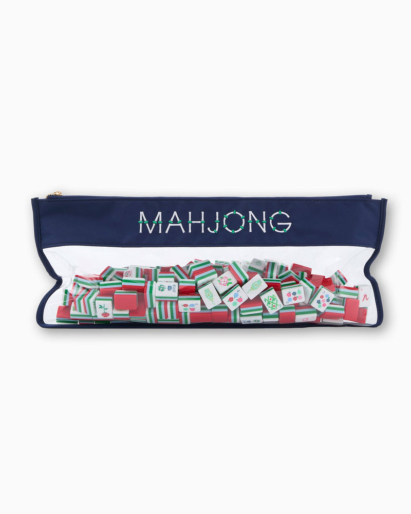 Oh My Mahjong - Navy Bamboo Mahjong Bag