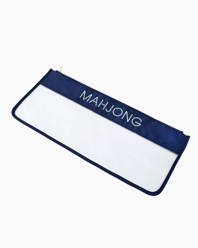 Oh My Mahjong - Navy Bamboo Mahjong Bag